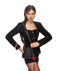 Leather Mini Saddle Bag