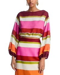 Lori Linen Cropped Top - Exclusive