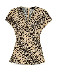 Animal Spot Printed Blouse