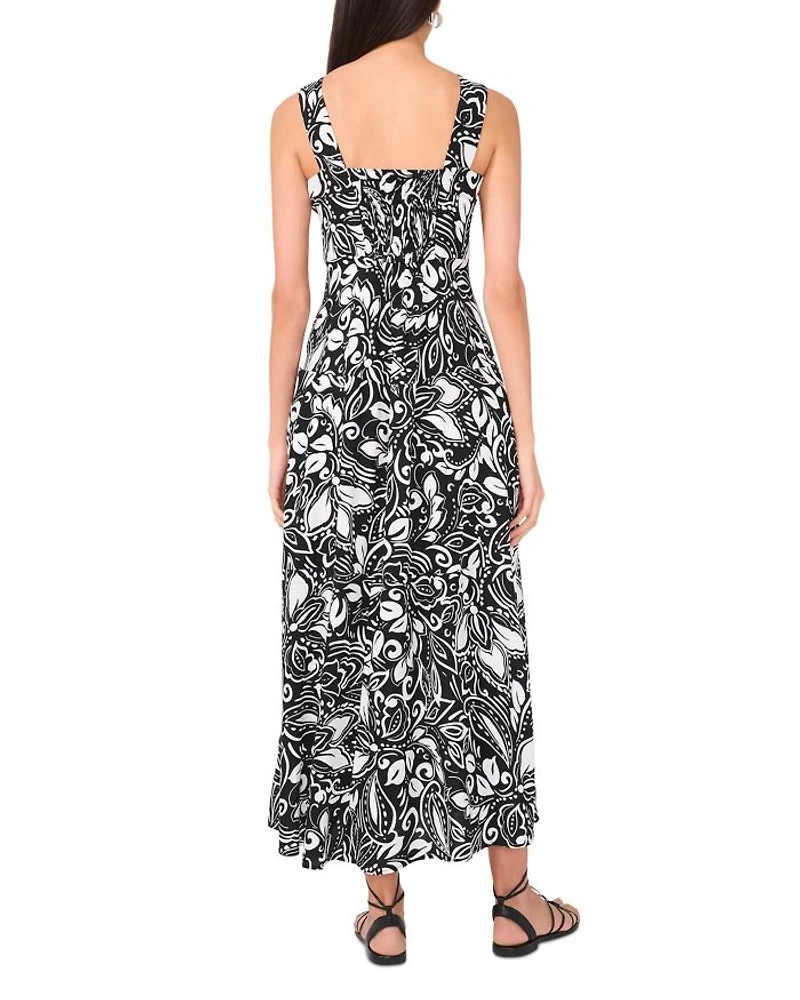 Paneled Tank Maxi Dress