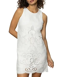 Sanctuary Embroidered Blooms Mini Dress