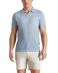 Rhone Johnny Collar Short Sleeve Polo Sweater