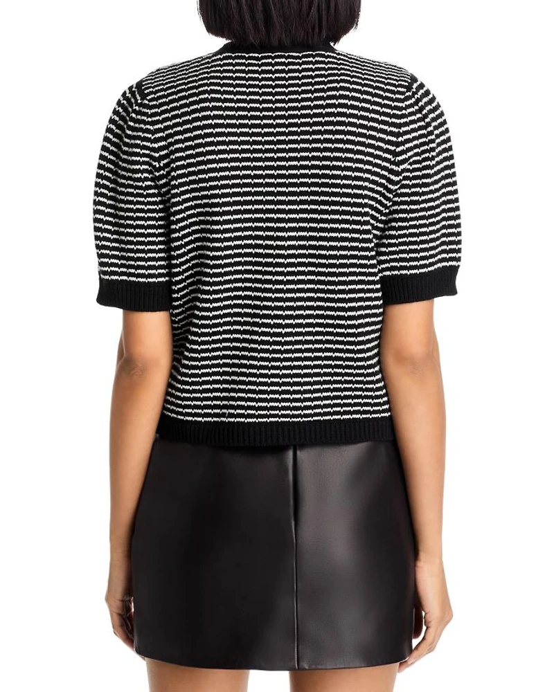 Striped Bow Sweater - Exclusive