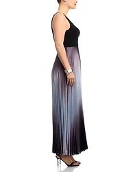 Pleated Shimmer Gown - Exclusive