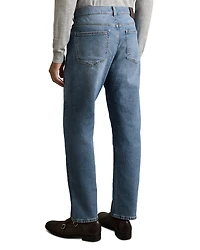 Bishopgate Straight Fit Jeans Mid Blue Wash