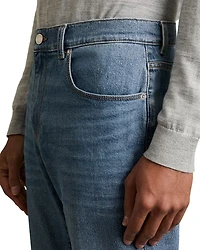 Bishopgate Straight Fit Jeans Mid Blue Wash