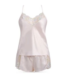 Stretch Matte Satin Camisole & Shorts Set
