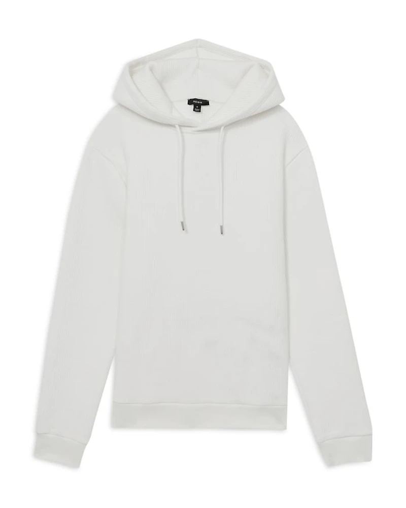 Arelo Regular Fit Ribbed Hoodie