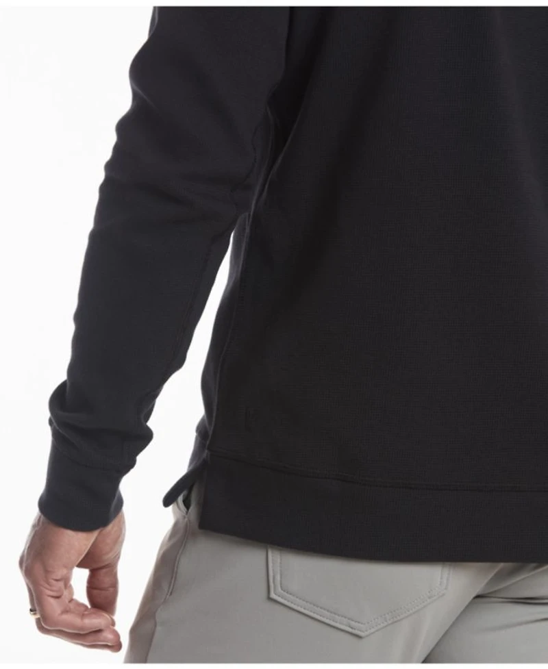 Waffle-Knit Hoodie