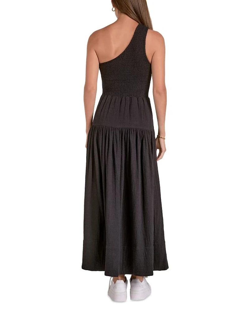 One Shoulder Maxi Dress