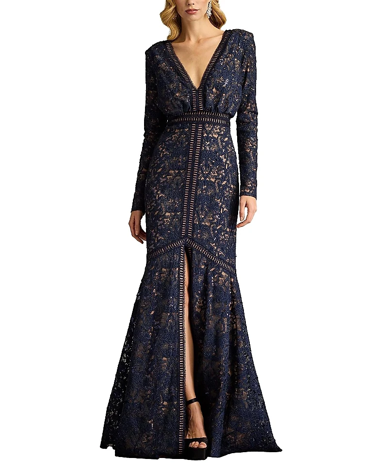 Tadashi Shoji Alawa Sequin Embroidered Gown