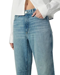 The Wilder High Rise Relaxed Barrel Jeans Sincere