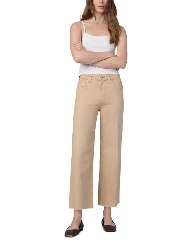 The Blake High Rise Ankle Wide Leg Jeans Sunkissed
