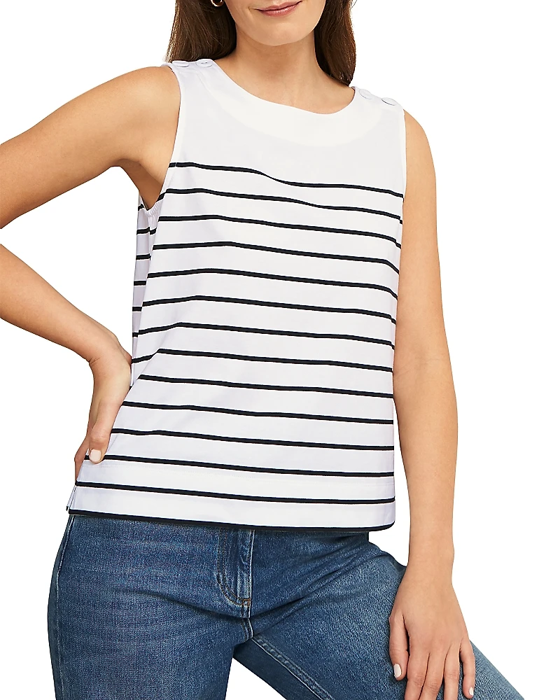 Hobbs London Maddy Striped Top