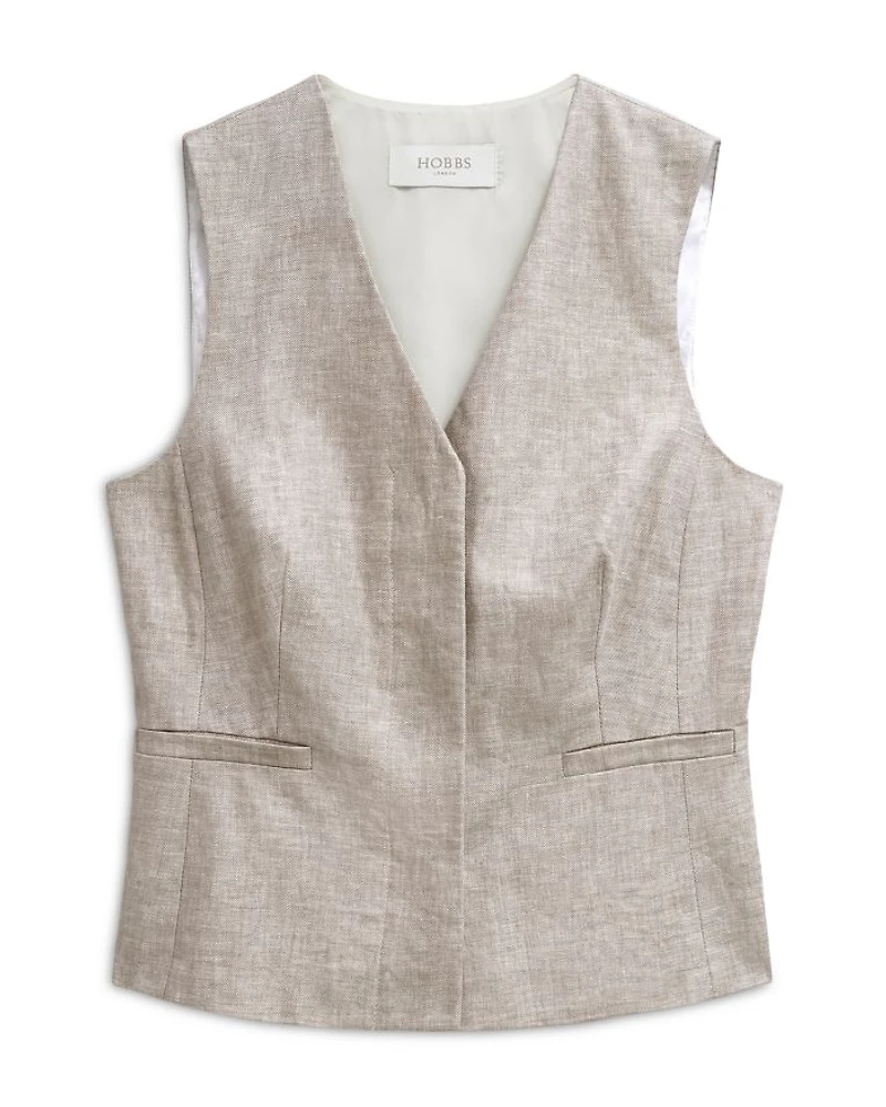 Alessia Linen Vest
