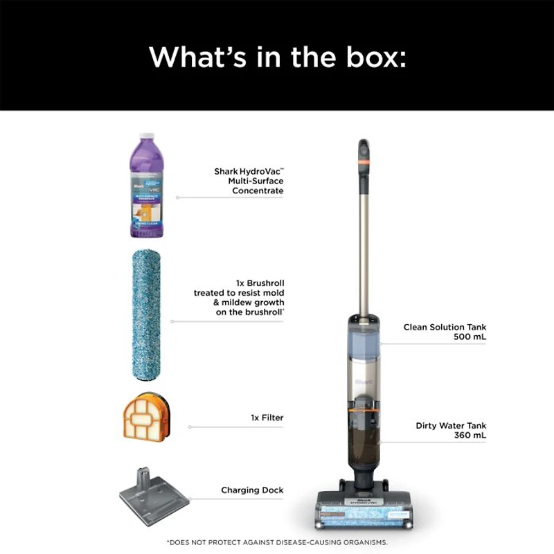 HydroVac MessMaster Cordless 3 in 1 Cleaner