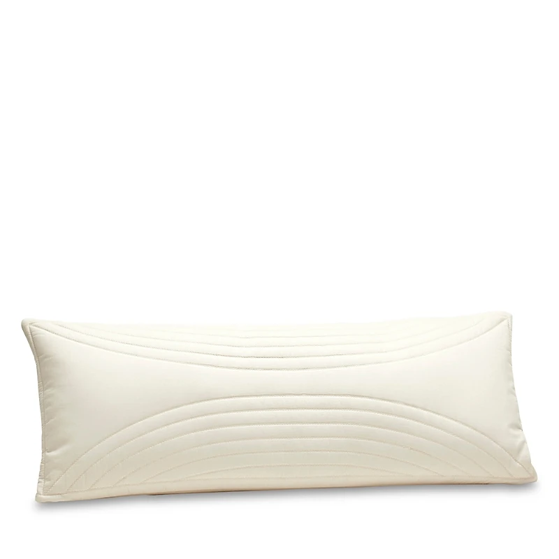 Boll & Branch Signature Quilted Arch Decorative Lumbar Pillow with Insert