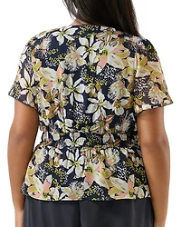 Plus Wilsons Prom Floral Blouse