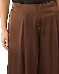 Plus Rakis Satin Wide Leg Pants