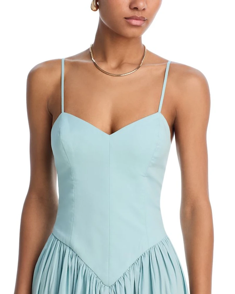 V Neck Maxi Dress