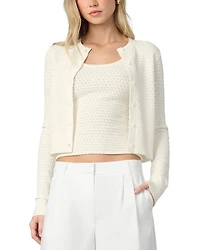 The Pointelle Dani Cardigan