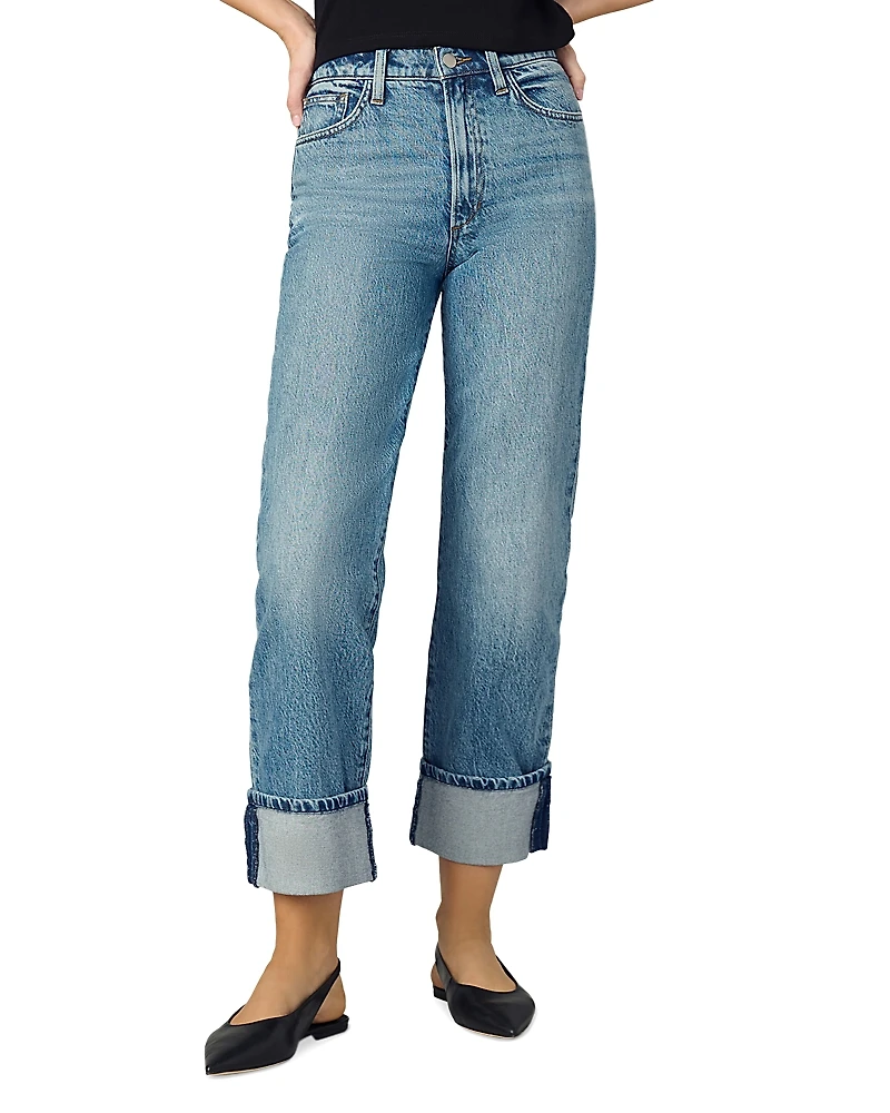 Joe's Jeans The Margot High Rise Cuffed Straight Jeans