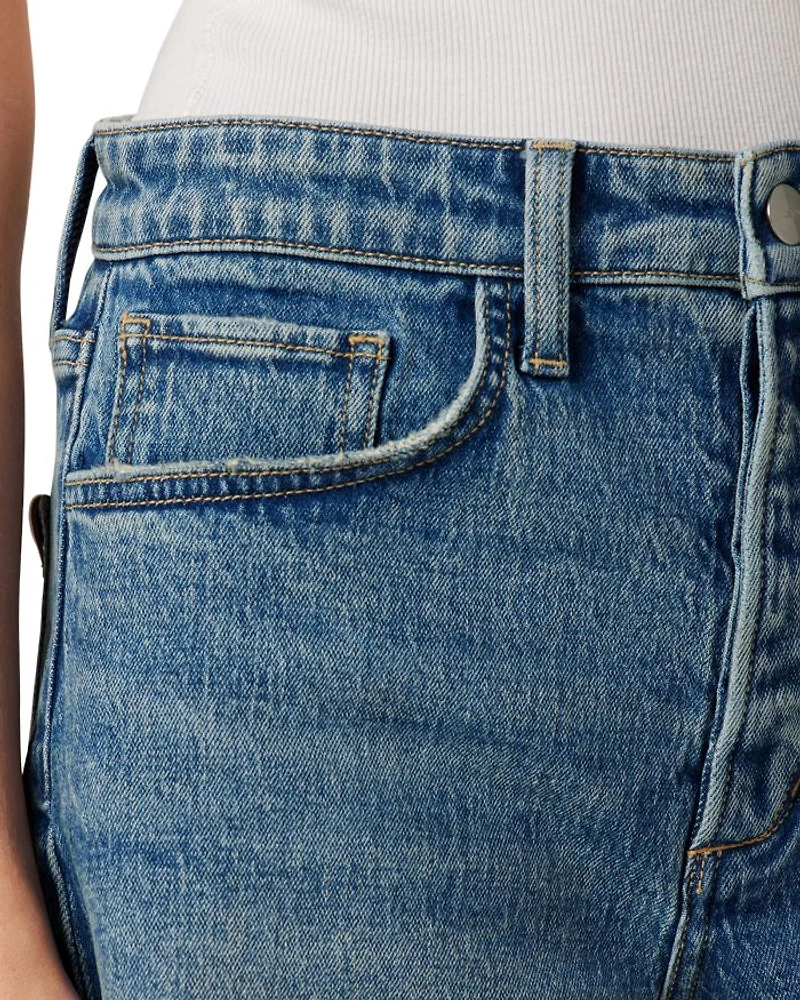 The Jessie High Rise Denim Shorts Not Your B