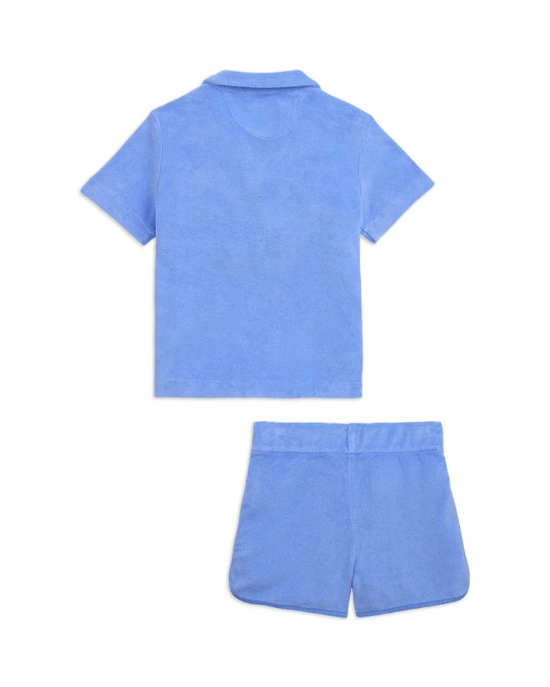 Boys' Terry Polo Shirt & Short Set - Little Kid