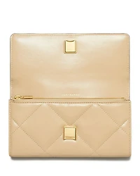Kira Diamond Quilt Flap Wallet