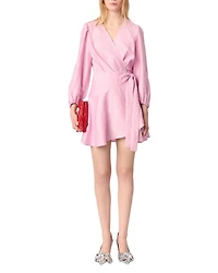 Linen Wrap Dress
