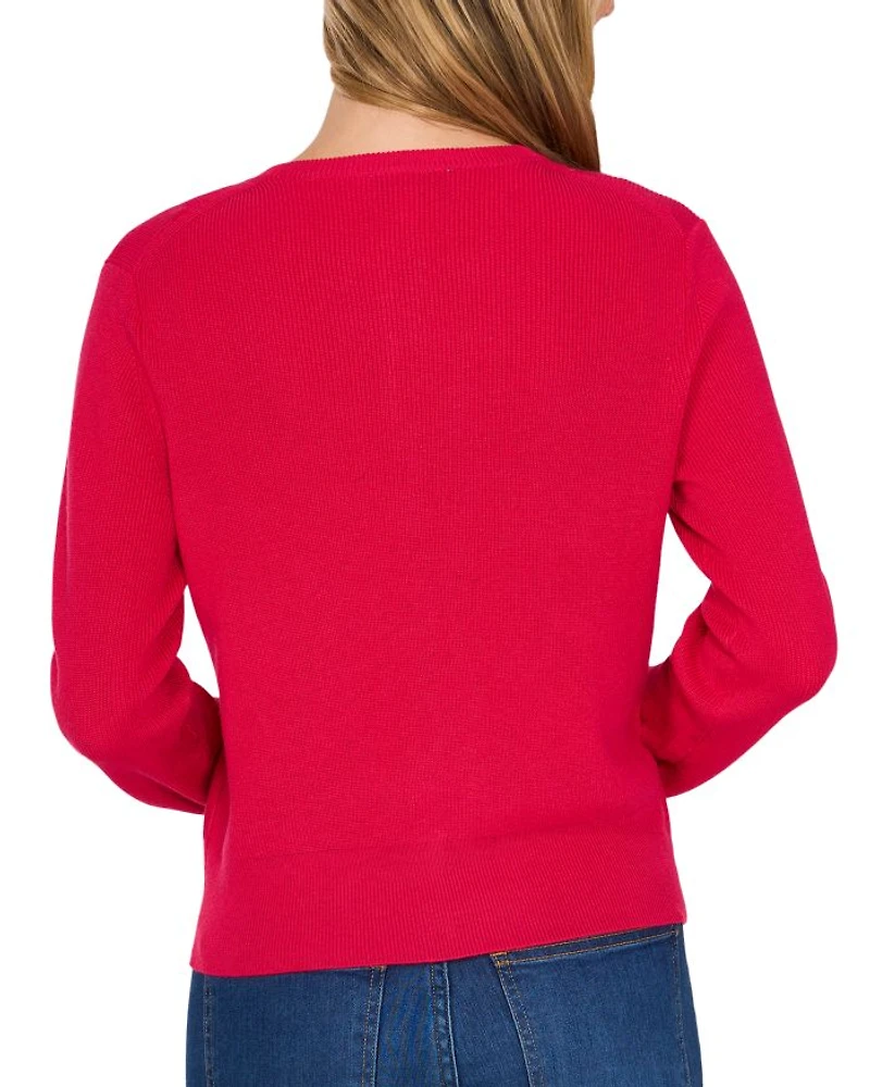 Crewneck Cardigan