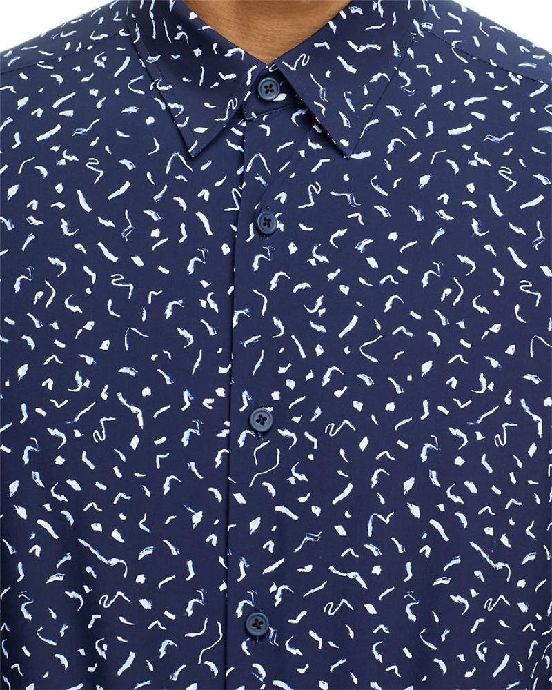 Roan Slim Fit Printed Short Sleeve Shirt