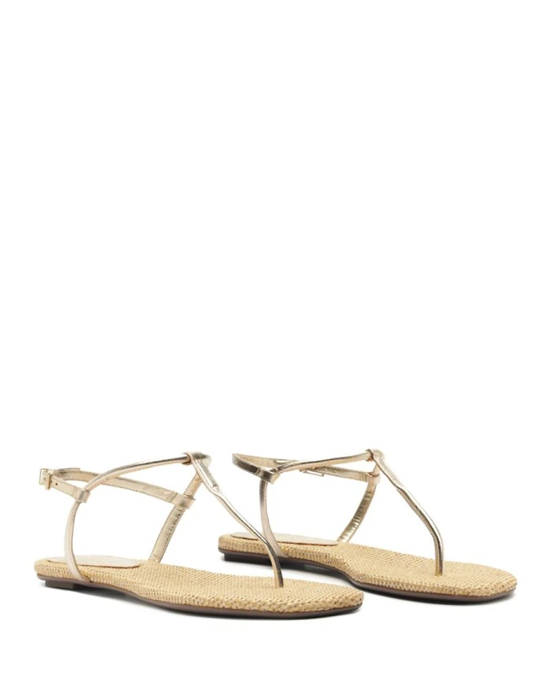 Women's Elsha Flat T Strap Sandals
