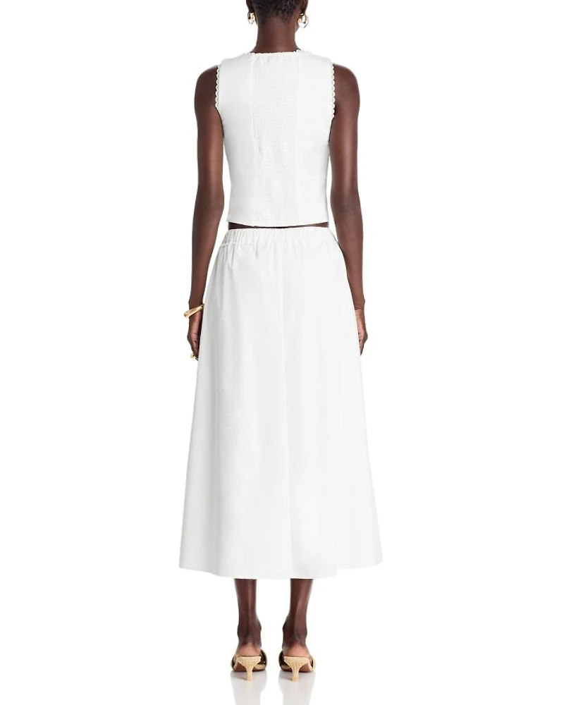Claire Drop Waist A Line Skirt