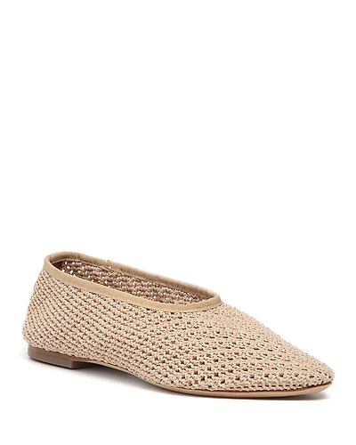 Staud Women's Alba Crochet Ballet Flats