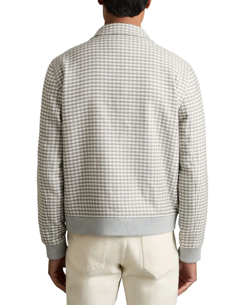 Benny Dogtooth Check Shirt Jacket