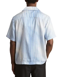 Mendosa Stripe Print Cuban Shirt