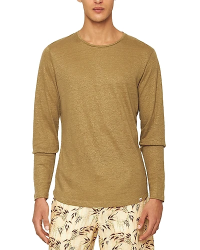 Orlebar Brown Ob T Linen Long Sleeve Tee
