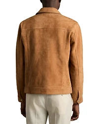 Eden Suede Press Stud Jacket