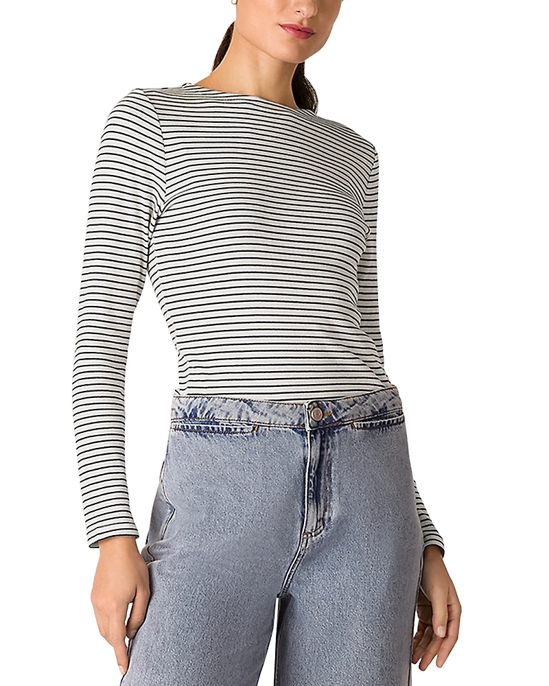 Whistles Striped Top