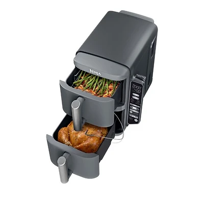 DoubleStack 2 Basket 10 Qt Air Fryer With Smart Thermometer