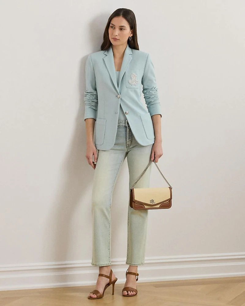 Mid Rise Straight Ankle Jeans