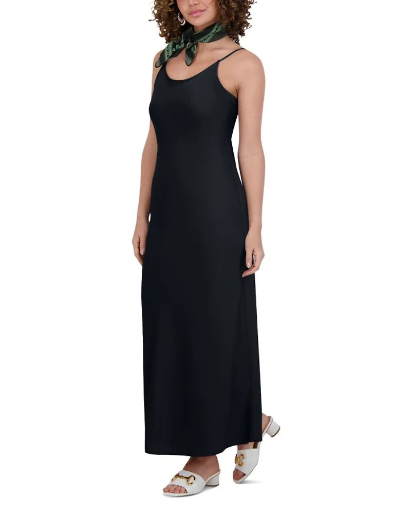 Satin Straight Slip Dress