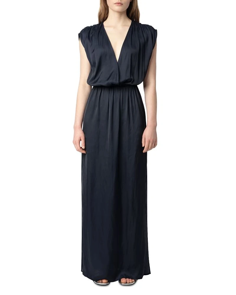 Ritmic Satin Maxi Dress