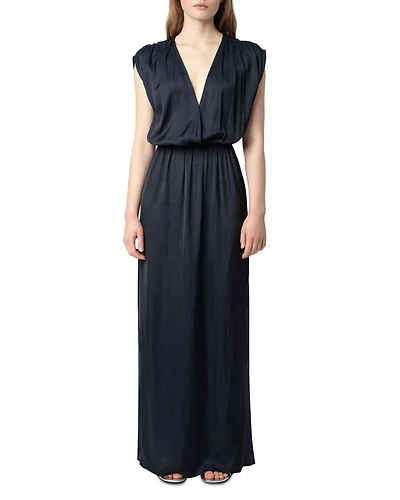 Ritmic Satin Maxi Dress