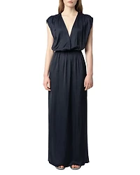 Ritmic Satin Maxi Dress