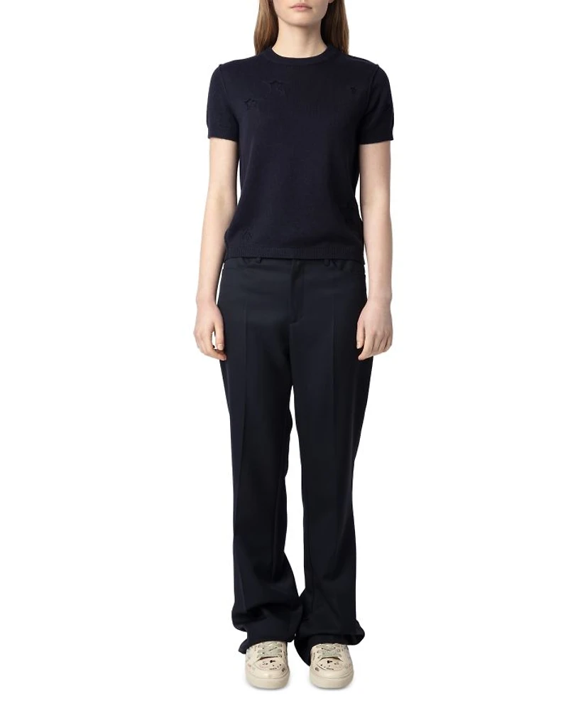 Bully Seco Stars Silk and Cashmere Sweater