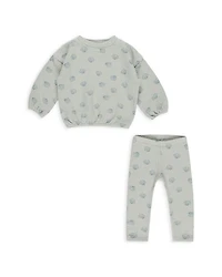 Girls' Spongey Knit Sweatshirt & Leggings - Little Kid