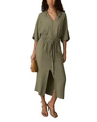 Cecelia Shirred Waist Midi Dress