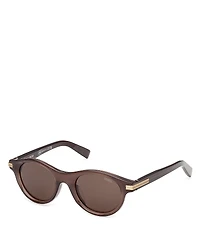 Zenga Round Sunglasses, 48mm